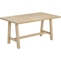 Outdoor Dining Set Built for Weather-Resistant Performance, Solid Eucalyptus Wood, Handwoven Rope Chairs, 5-Piece